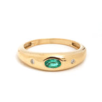 Emerald Diamond Ring