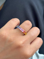 Rainbow Sapphire Ring