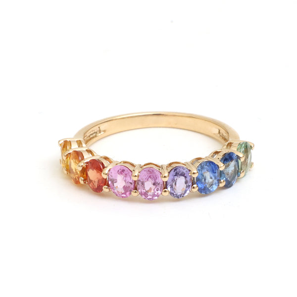 Rainbow Sapphire Ring