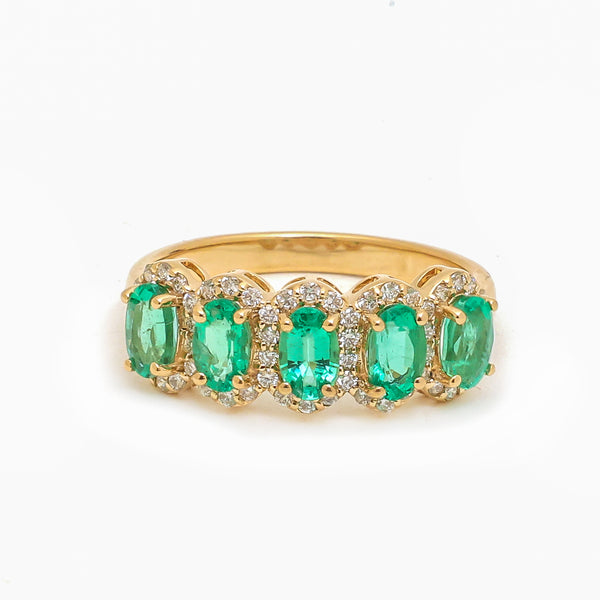 Emerald Diamond Ring