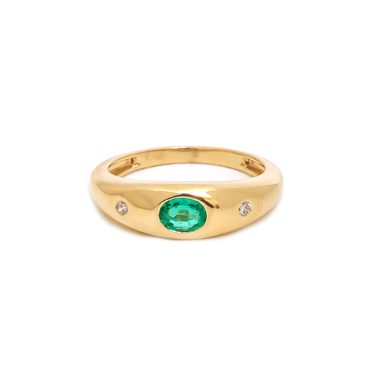 Emerald Diamond Ring