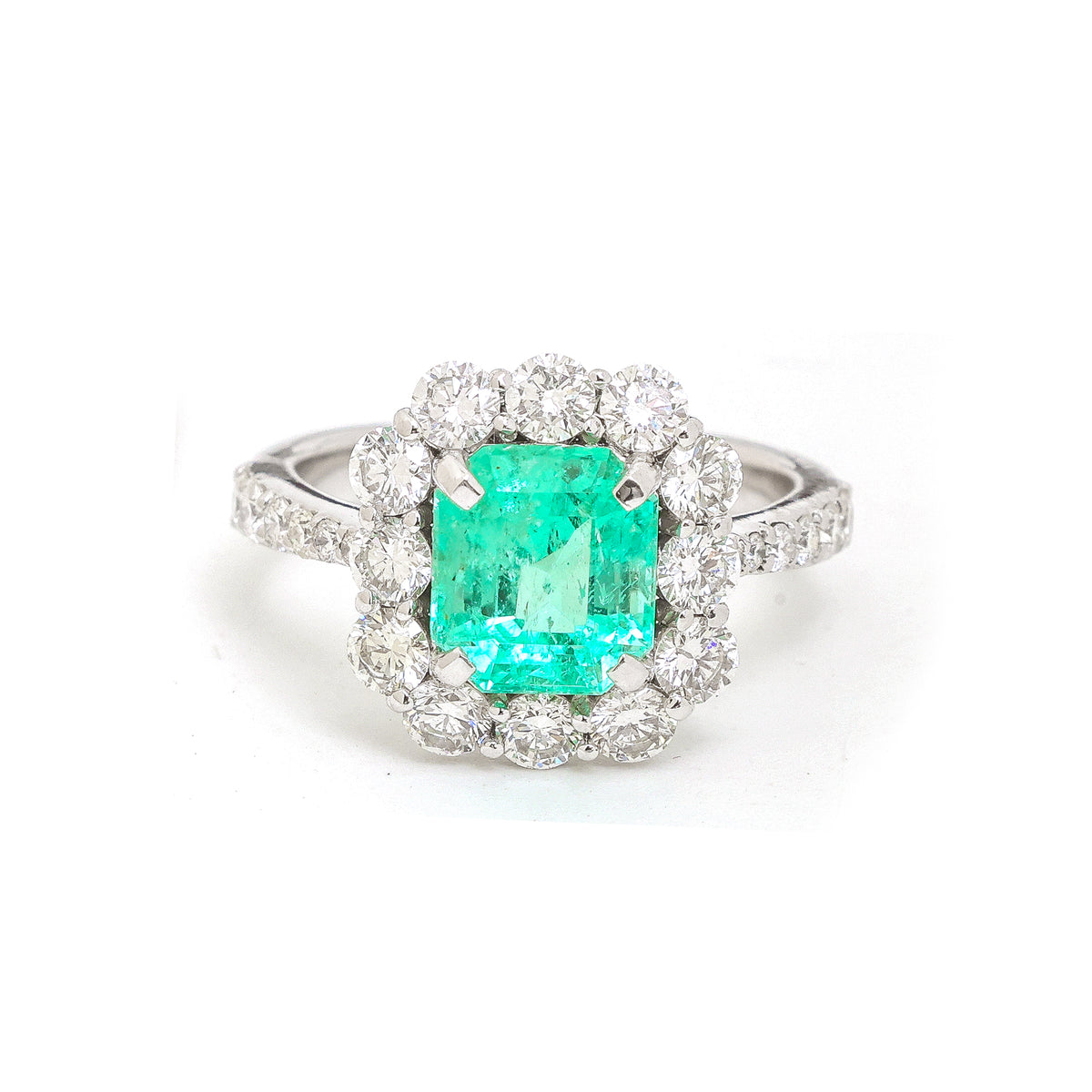 Emerald Diamond Ring