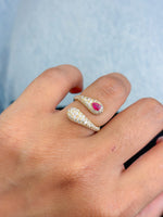 Diamond Ruby Ring
