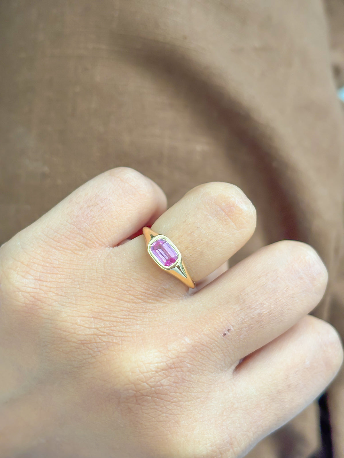 Pink Sapphire Ring