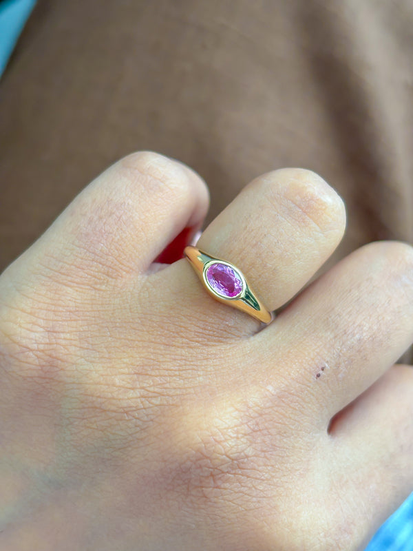 Pink Sapphire Ring