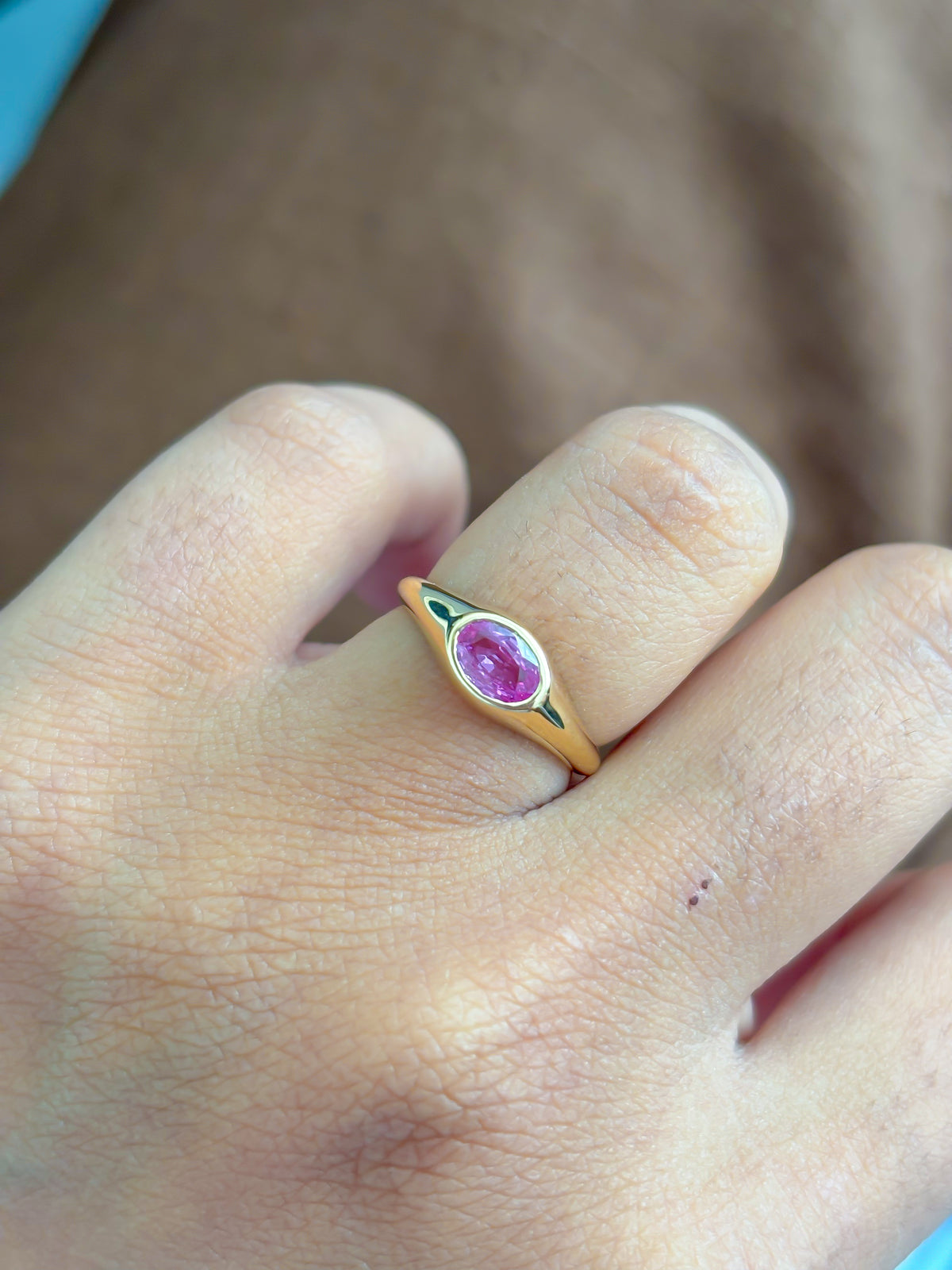 Pink Sapphire Ring
