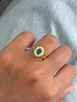Emerald Diamond Ring