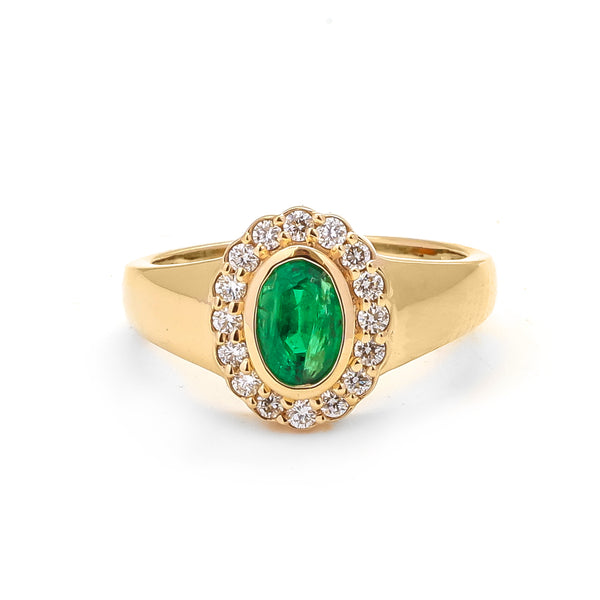 Emerald Diamond Ring