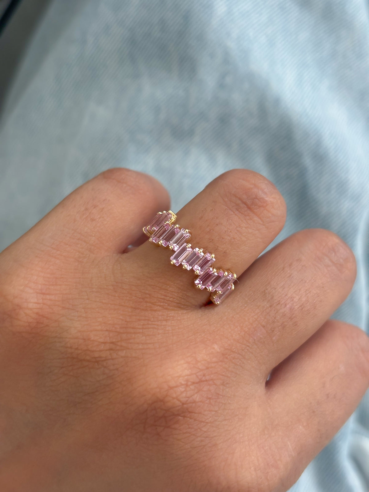 Pink Sapphire Ring