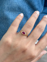 Ruby Pinky Ring