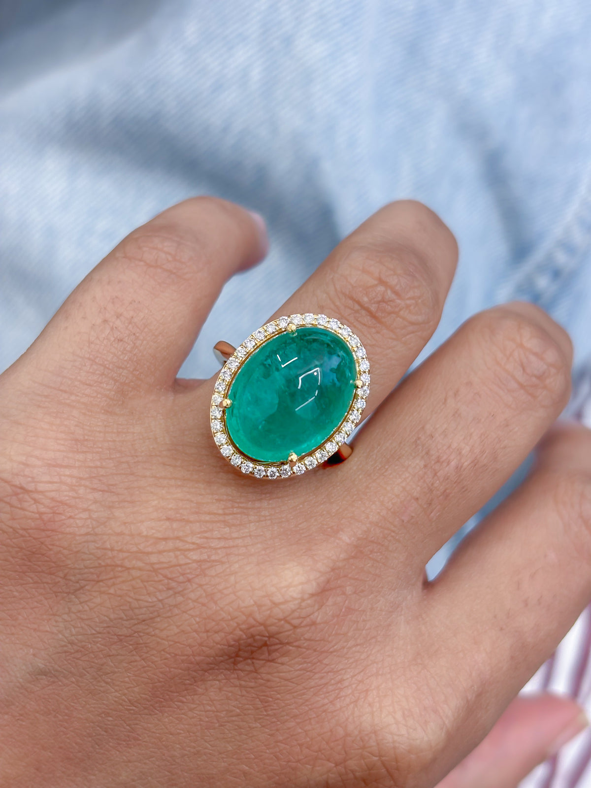 Emerald Diamond Ring