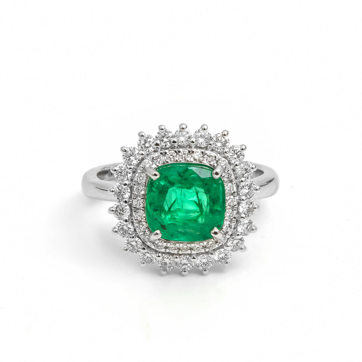Emerald Diamond Ring