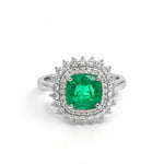 Emerald Diamond Ring