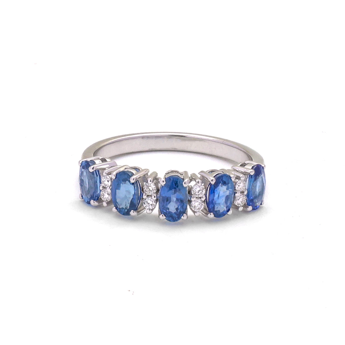 Blue Sapphire Diamond Ring
