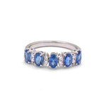 Blue Sapphire Diamond Ring