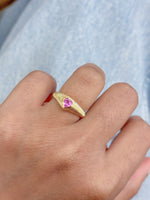 Pink Sapphire Ring
