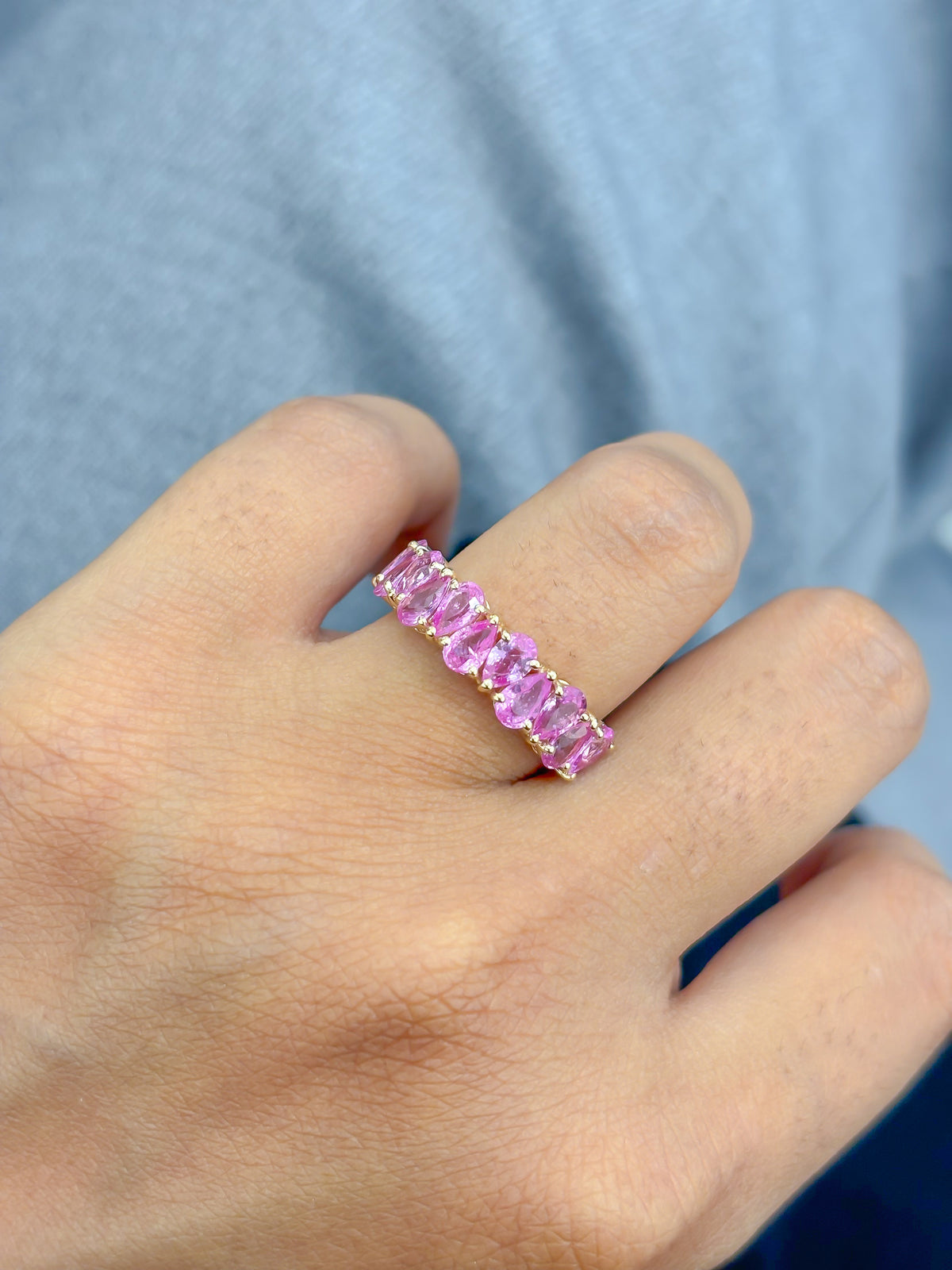Pink Sapphire Ring