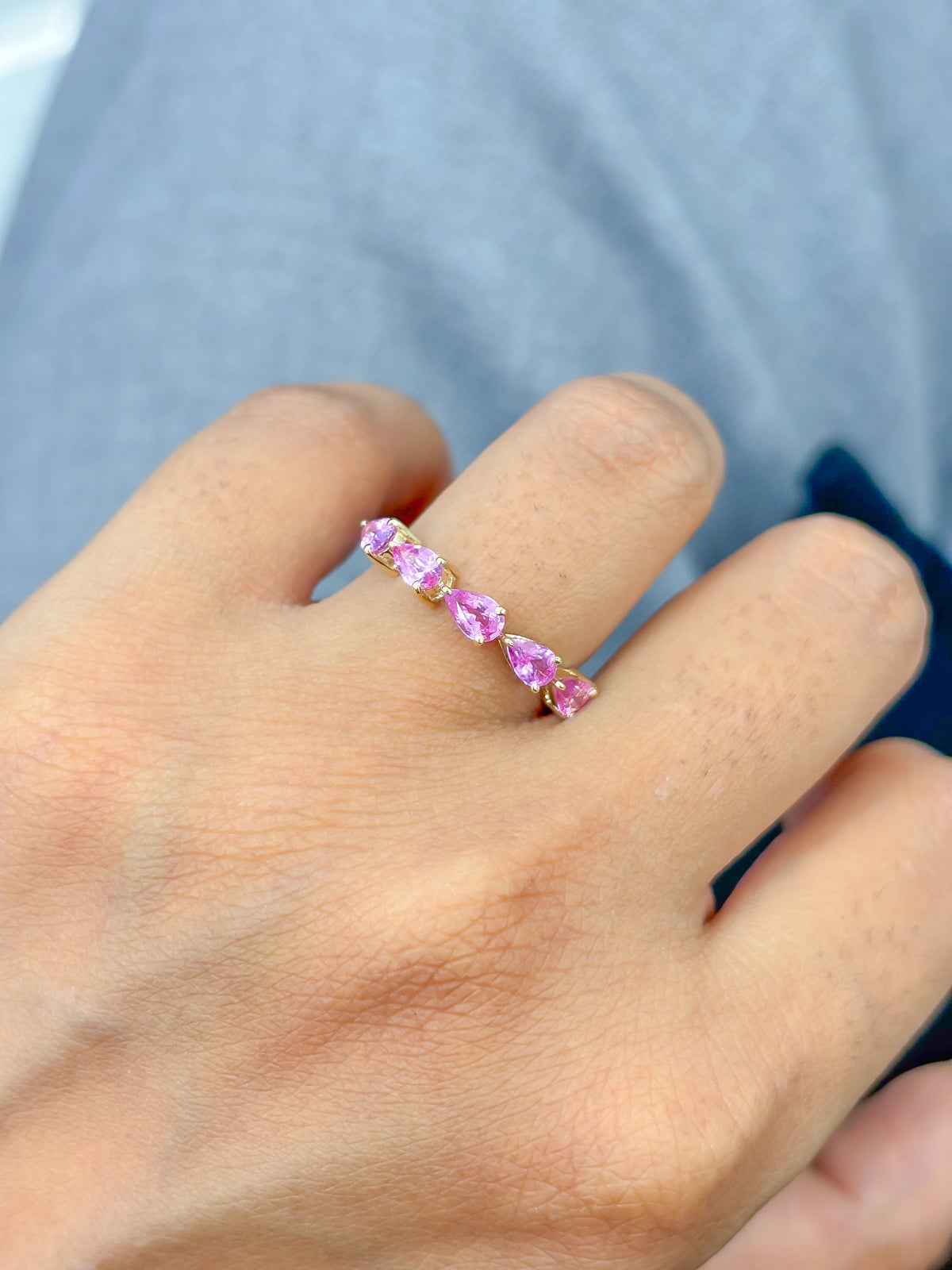 Pink Sapphire Ring