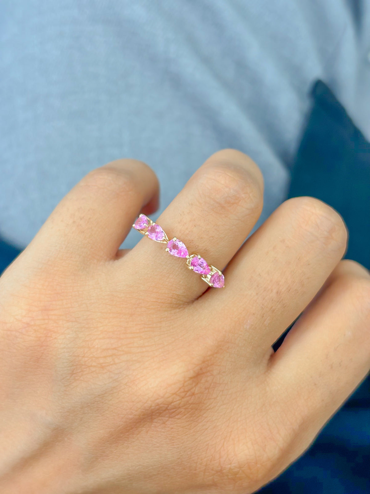 Pink Sapphire Ring