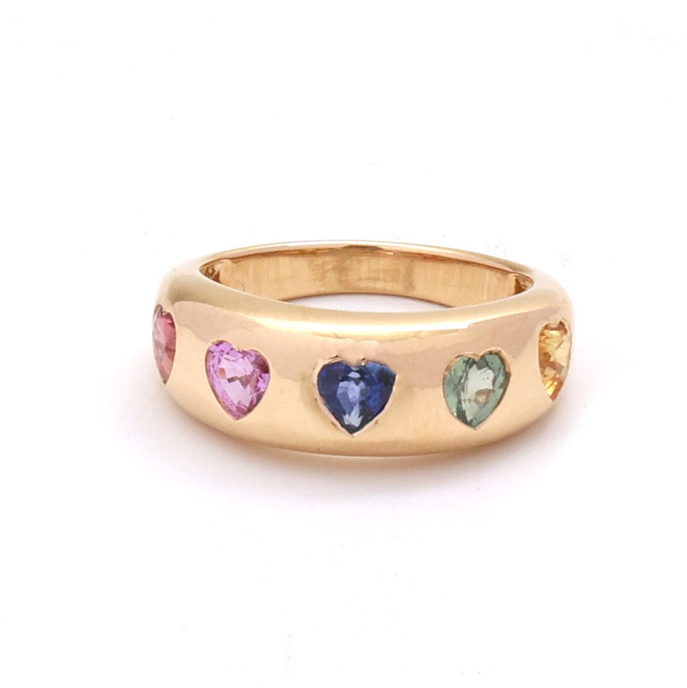 Rainbow Sapphire Ring