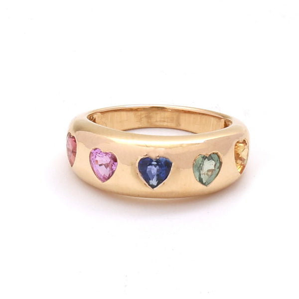 Rainbow Sapphire Ring