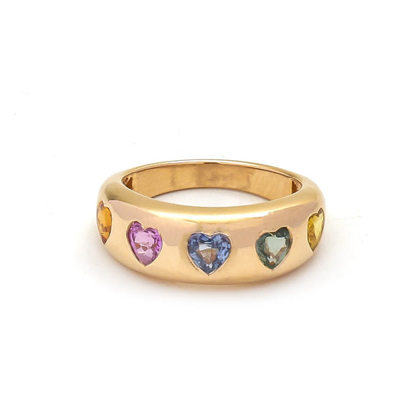 Rainbow Sapphire Ring