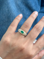 Diamond Emerald Ring