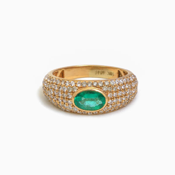 Diamond Emerald Ring