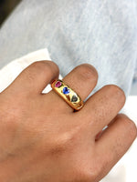 Rainbow Sapphire Ring