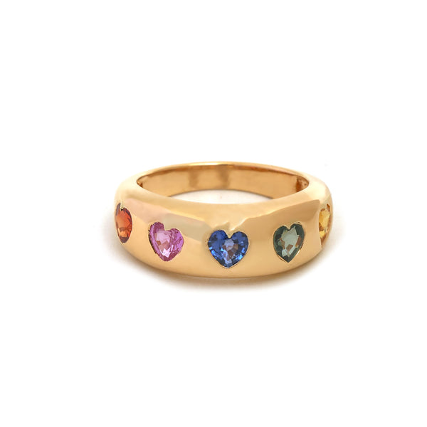 Rainbow Sapphire Ring