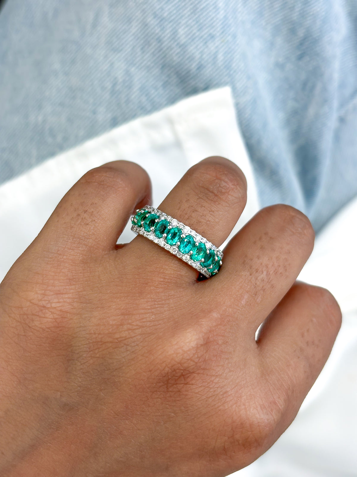 Emerald Diamond Ring