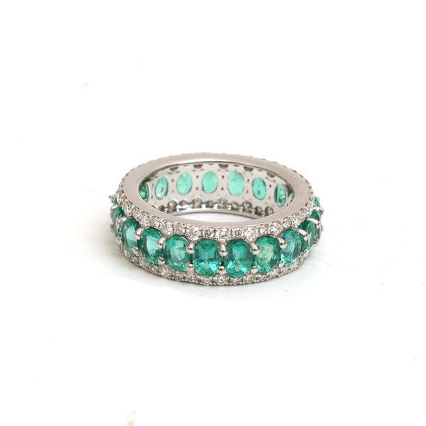 Emerald Diamond Ring