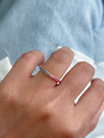 Rainbow Sapphire Ring
