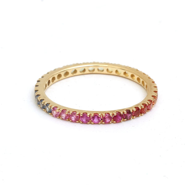 Rainbow Sapphire Ring
