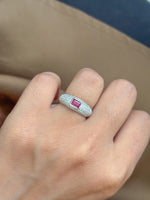 Diamond Ruby Ring