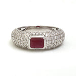 Diamond Ruby Ring