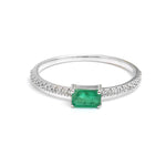Emerald Diamond Ring