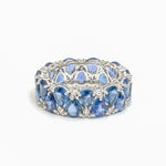 Blue Sapphire Diamond Ring