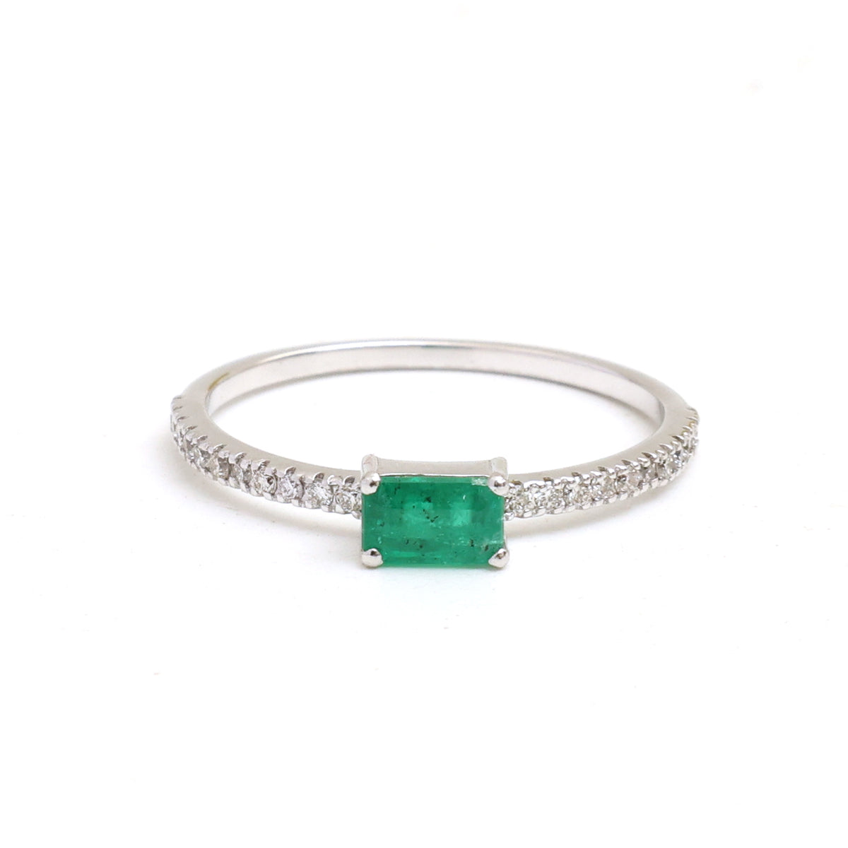 Emerald Diamond Ring