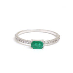 Emerald Diamond Ring