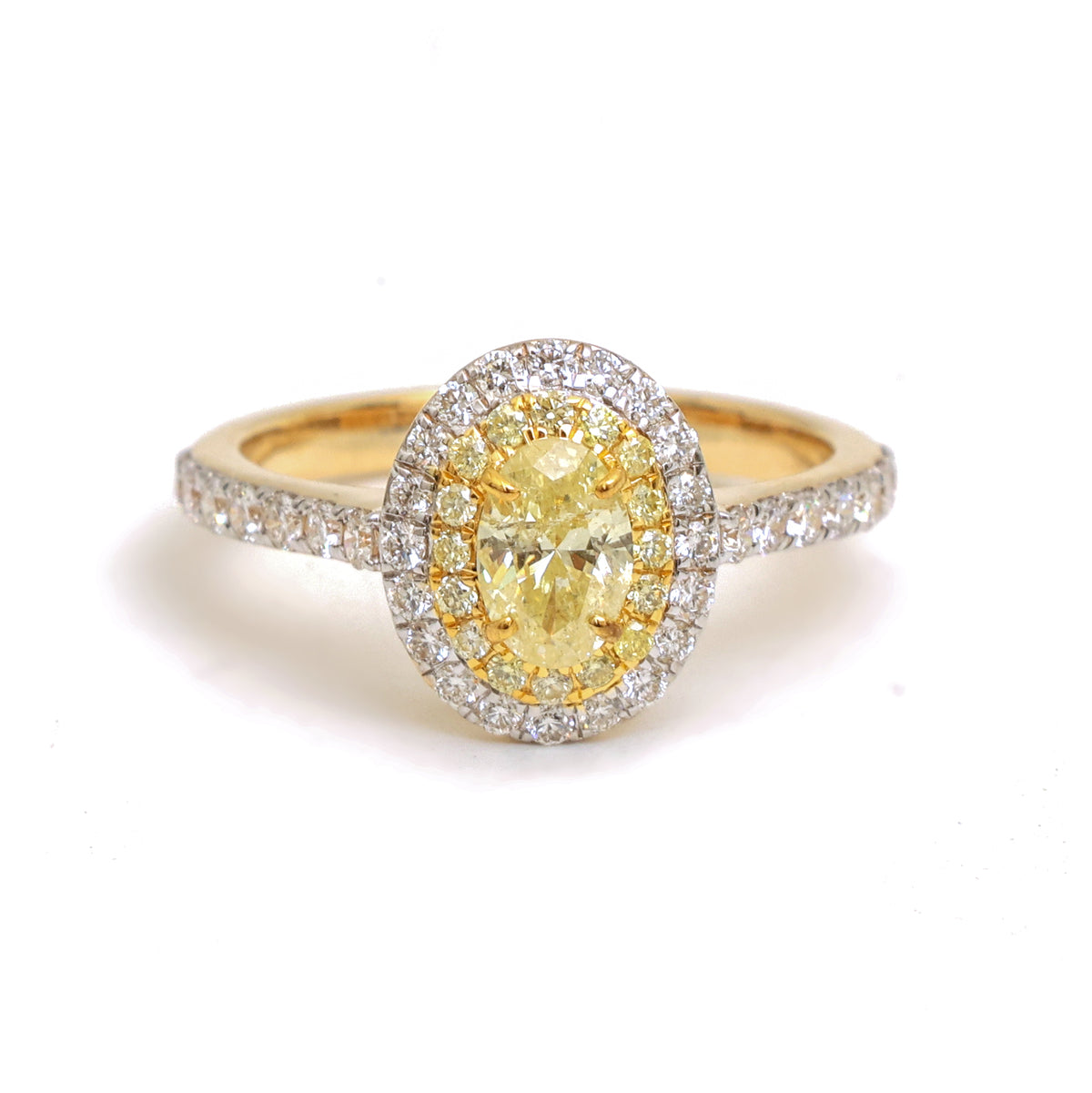Yellow Diamond Diamond Ring