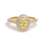 Yellow Diamond Diamond Ring