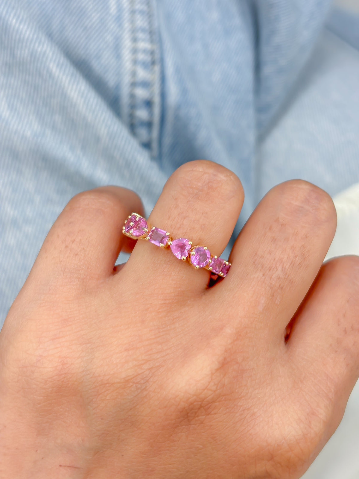 Pink Sapphire Ring