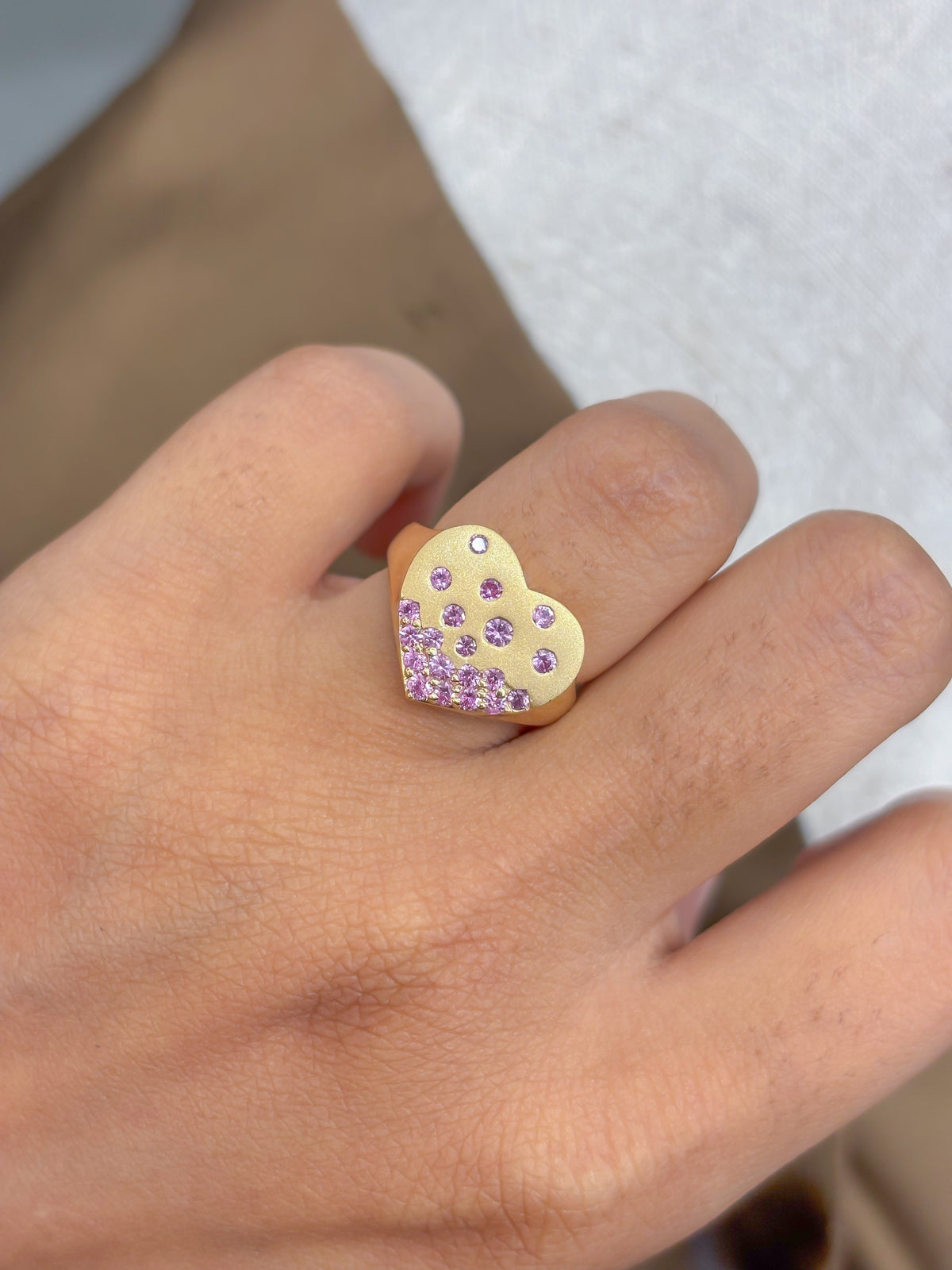Pink Sapphire Ring