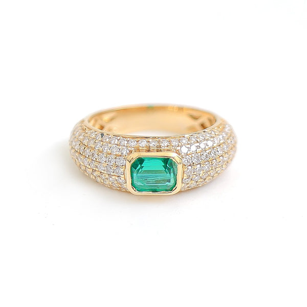 Diamond Emerald Ring