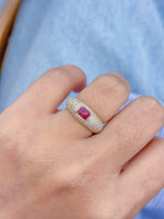 Diamond Ruby Ring