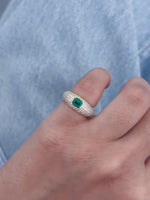 Diamond Emerald Ring