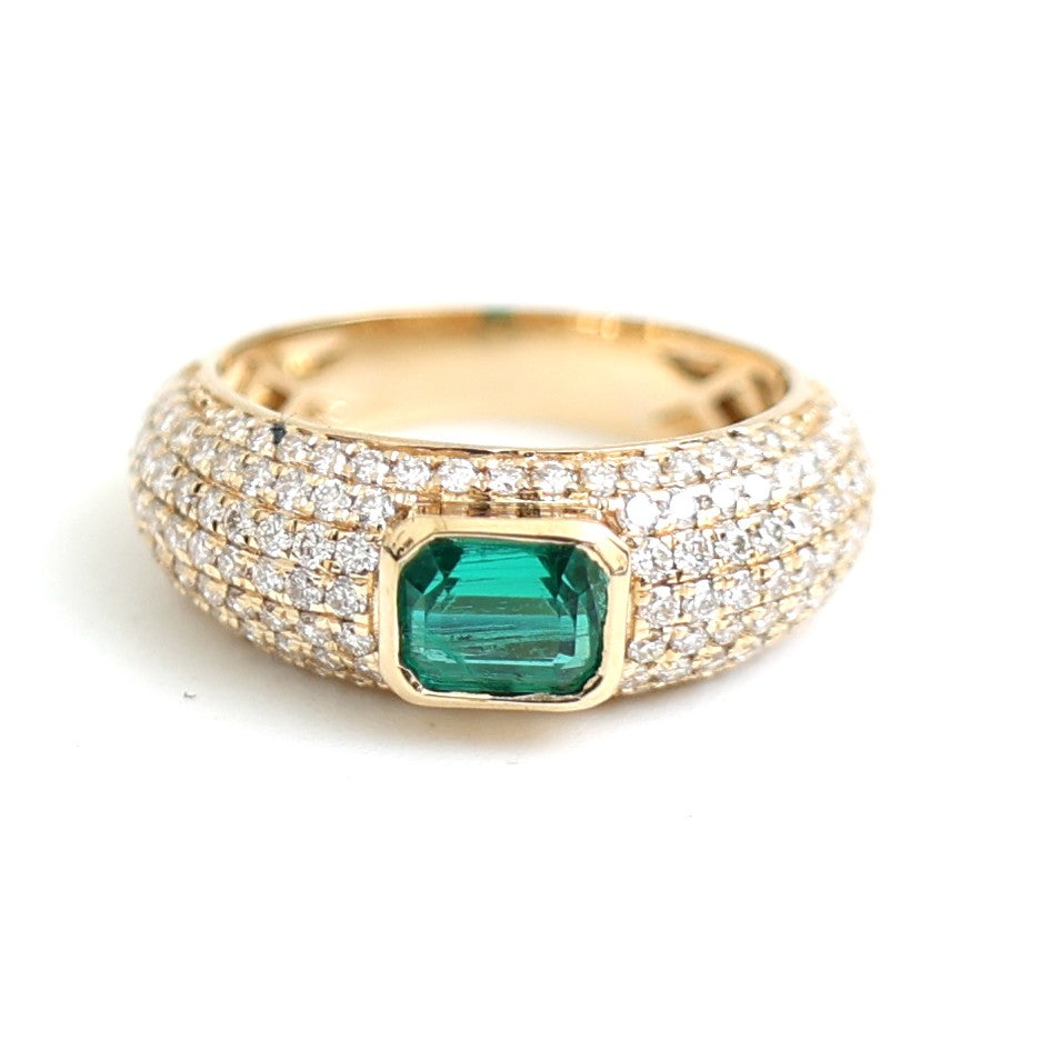 Emerald Diamond Ring