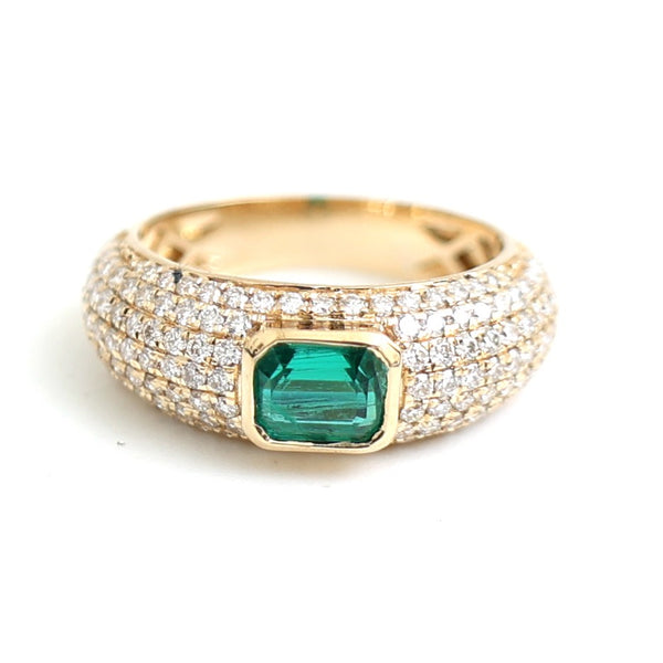 Emerald Diamond Ring