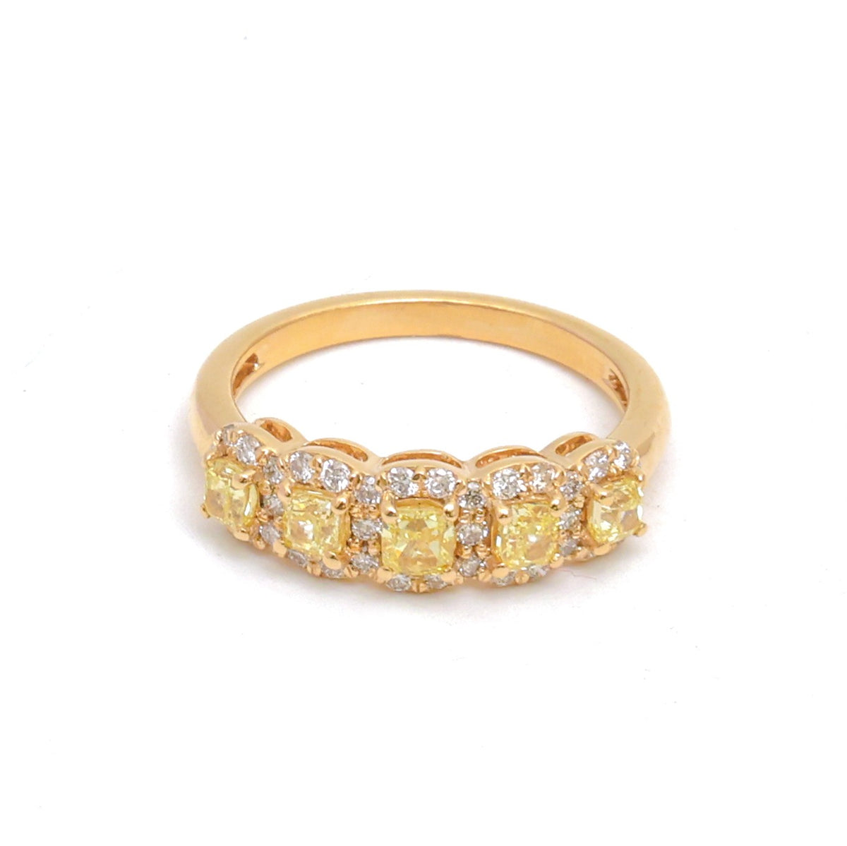 Yellow Diamond Diamond Ring